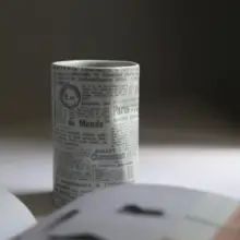 褶皱デザインの陶器製ハンドカップ【エスプレッソ用】