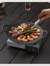 アウトドア用鉄板焼きプレート【カセットコンロ・キャンプ用・家庭用】