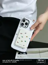 磁気吸着のスマホカードケース【マグセーフ対応・花柄イラスト・男女兼用】