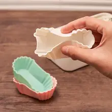 カラフルなシリコン製おかずカップ【弁当用・仕切り付き・繰り返し使用可能】
