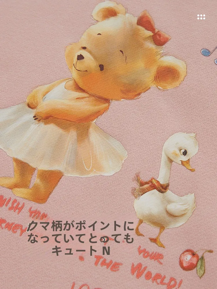 女の子用ラウンドネックワンピース：シンプルでゆったりとした秋の日常着としての実用性
