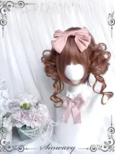 お団子ウィッグ バンスクリップ レディース 龍鬚 漢服 洋装 兼用 ダスティピンク ブラウン アニメ風