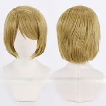 コスプレウィッグ ショートヘア スタイリング済み 茶色 小泉花陽 LOVE LIVE!「LINCOLN」