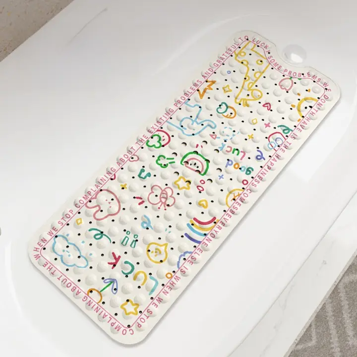 浴室用 防滑マット【子供用・PVC製・洗浄不要・バスタブ・トイレ用】