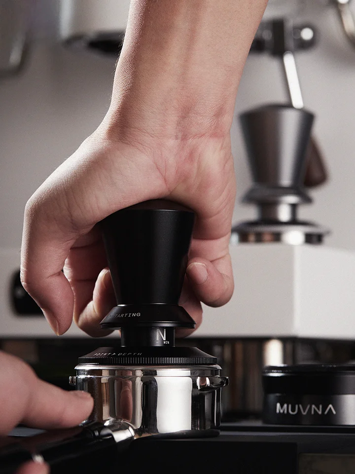 MUVNA コーヒープレスパウダー調整可能な304ステンレス製プレスハンマー【51/53/58.35mm】