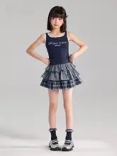ティアードスカート キッズ ガールズ プリーツ フリル フェミニン 秋冬