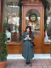 ReallyWhy ダブルカラーオーストラリアウール100% リバーシブルロングコート【スリム効果・3色展開】