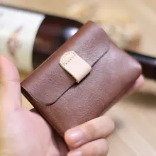 カードケース コインケース ミニポーチ 本革 コンパクト ハンドメイド ケーブル収納 イヤホン収納 トレンド