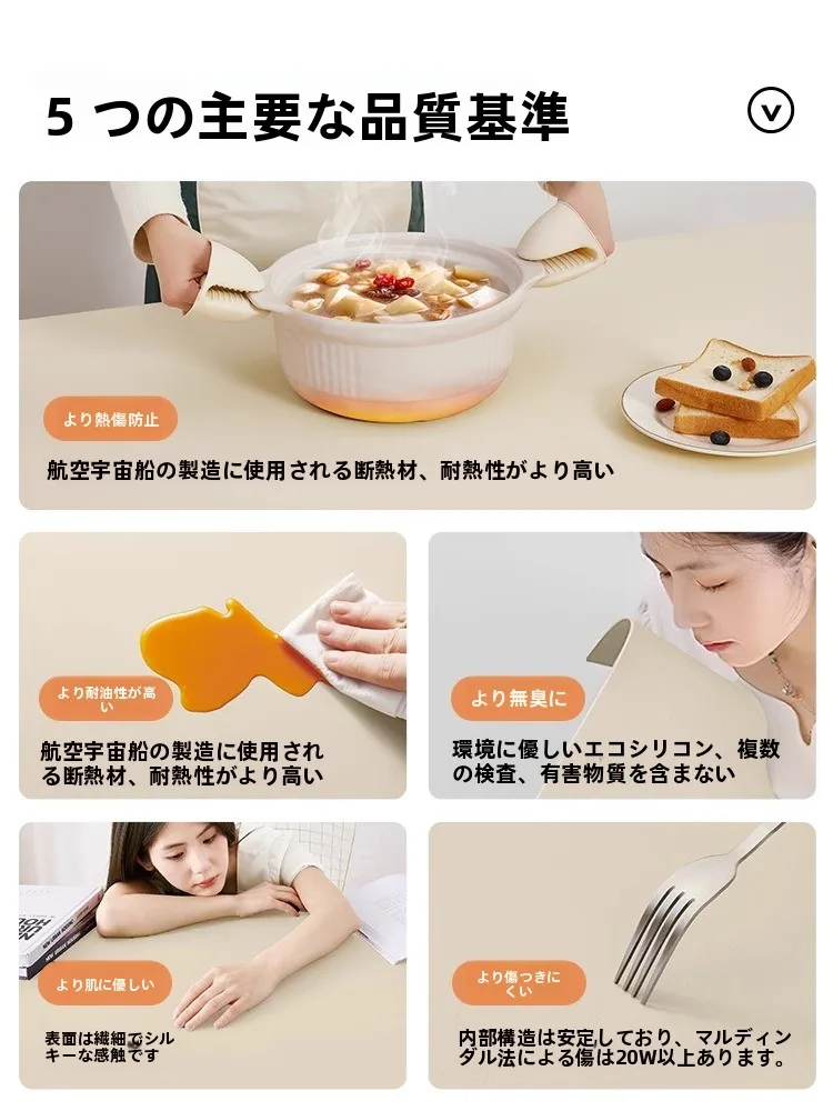 キッチンカウンター用シリコン保護フィルム：耐熱・防水・油汚れ防止の実用性と設置ガイド