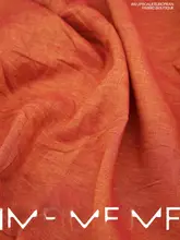 高密度リネン生地オレンジグラデーション【幅広・服地用】