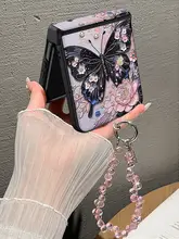 Huawei Nova Flip 用 蝶デザイン全包型スマホケース【防摔・女性向け・スタイリッシュ】