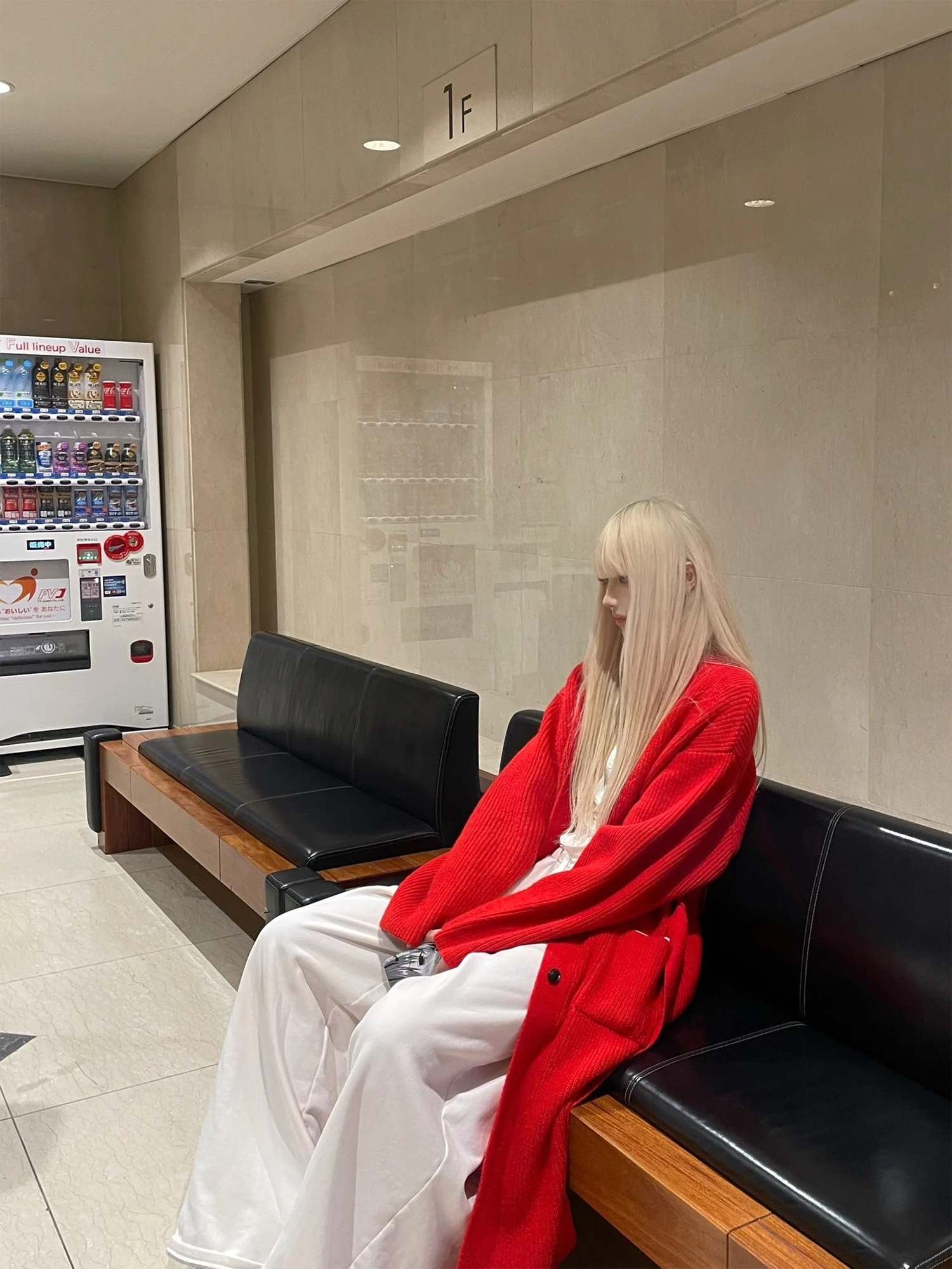 大きいサイズ レディース カーディガン ロング おすすめモデル：Rase le sol クルミ色 ロングニットカーディガン