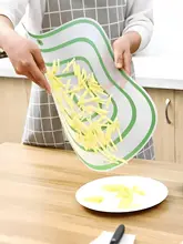透明な曲げられるマット仕上げのまな板【果物と野菜の分類用・防霉・防滑】