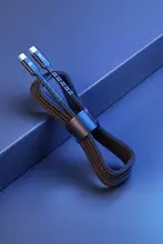 sidande 織り柄の急速充電データケーブル【Type-C・長さ二メートル・互換機種対応】