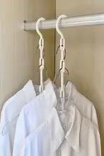 多機能衣類ハンガー【折りたたみ式・収納用・家庭用・多層】