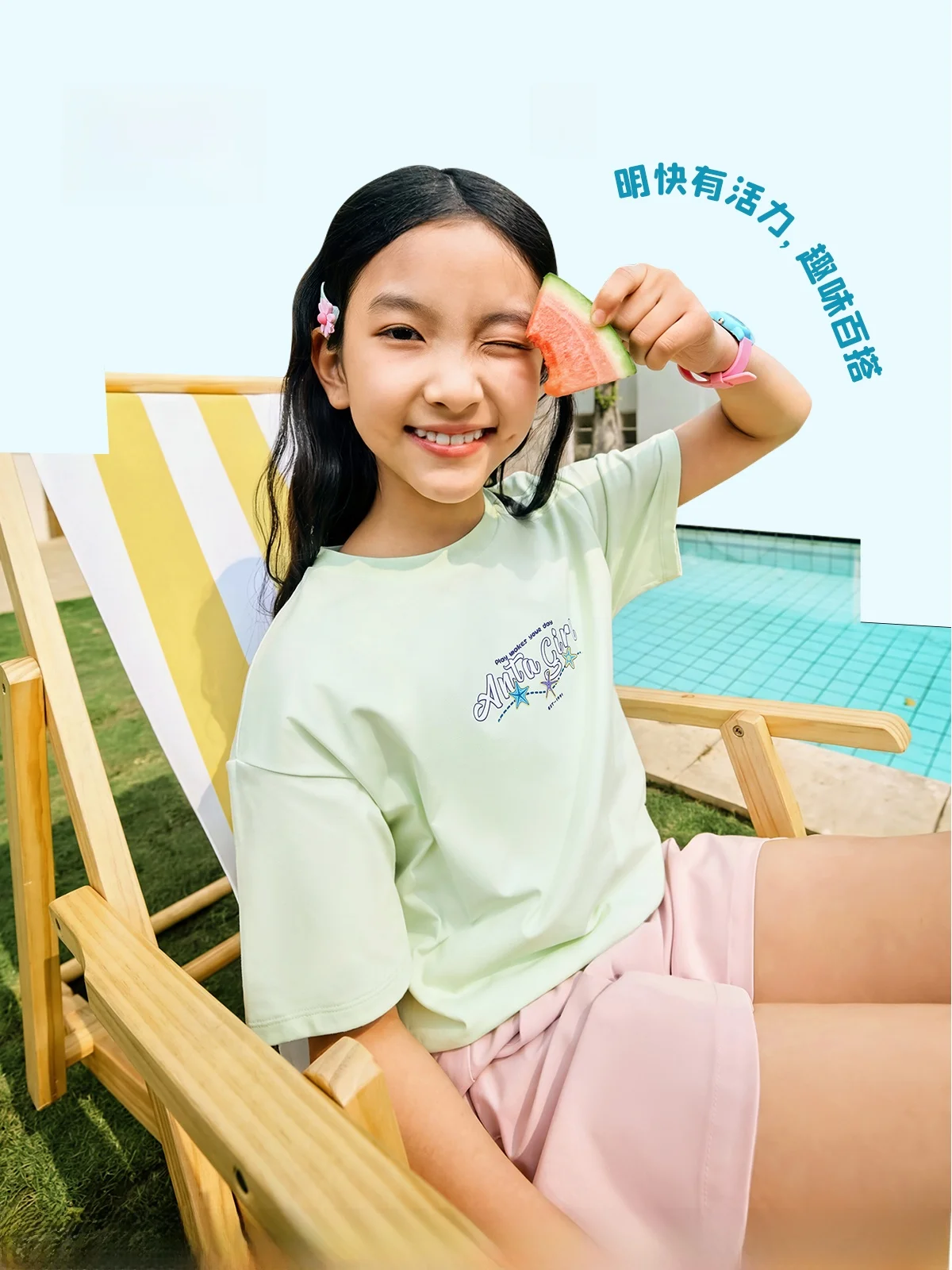 速乾タイプの女の子用Tシャツ：通気性と快適性を重視した夏用デザイン
