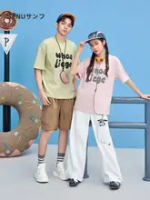 快適なクール感！ポップなデザインの半袖Tシャツ【ラウンドネック・ゆったりフィット】