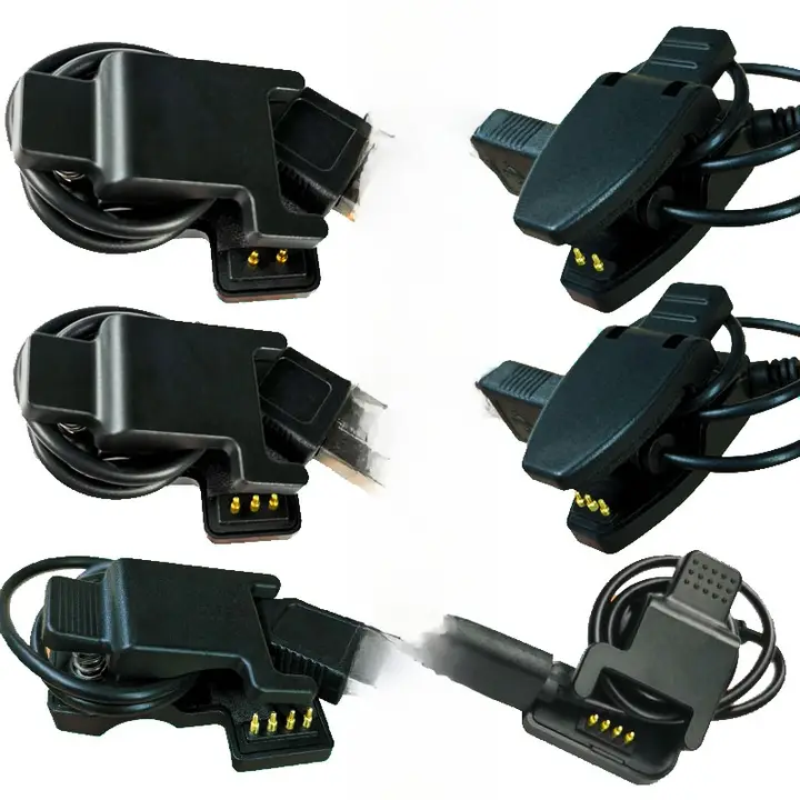 スマートウォッチ充電ケーブル【汎用・クリップ式・二接点・四接点・三ピン対応】