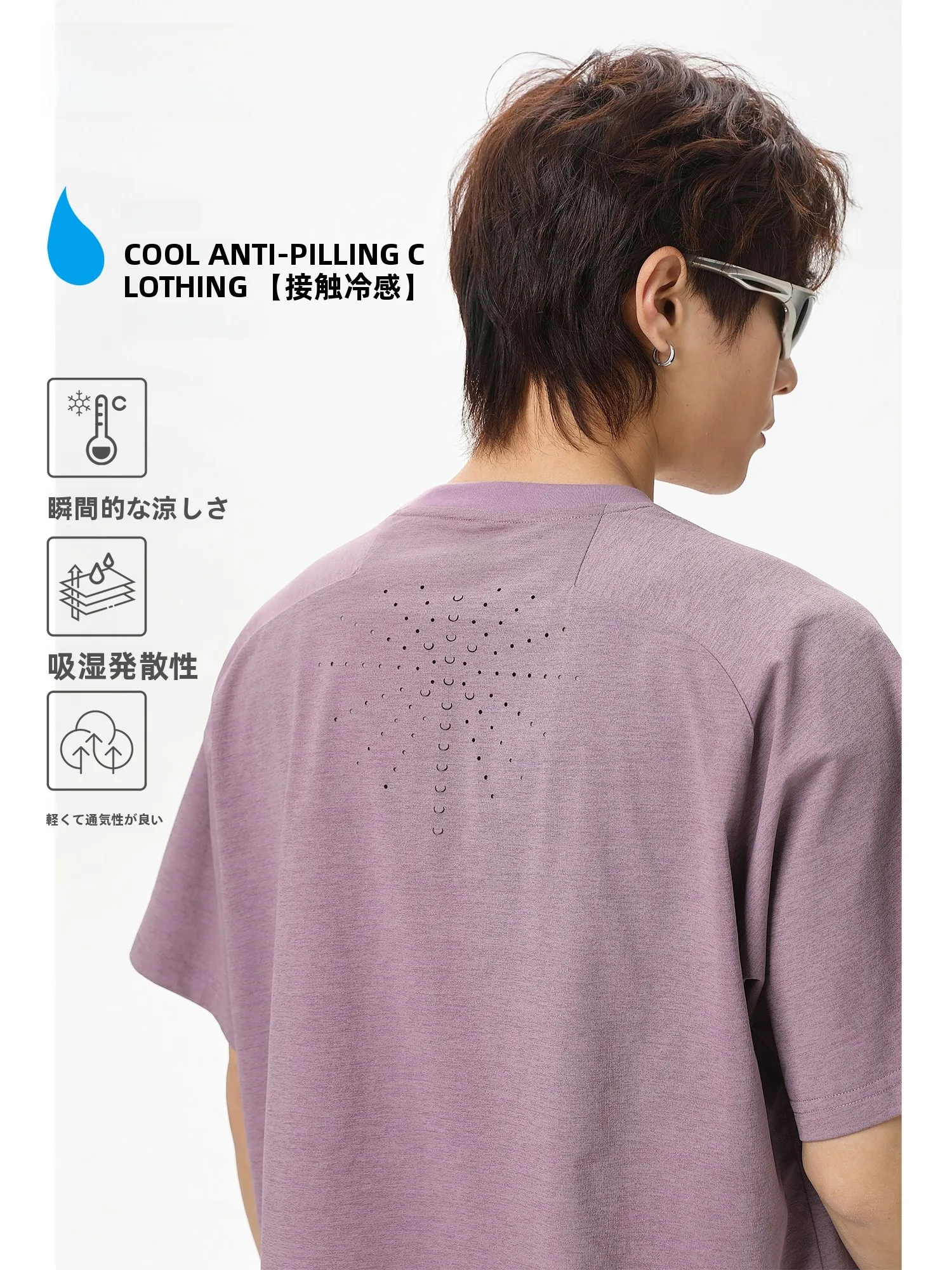 上半身汗かきの選定基準：Warrior/回力極上の柔らかさ夏用吸湿速乾半袖Tシャツ