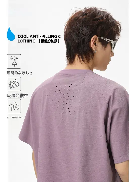 極上の柔らかさ！夏用 吸湿速乾 半袖Tシャツ【メンズ用・フィットネス＆カジュアル】