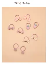 かわいいリボン付きヘアゴム【女の子用・極上の柔らかさ・耐久性】