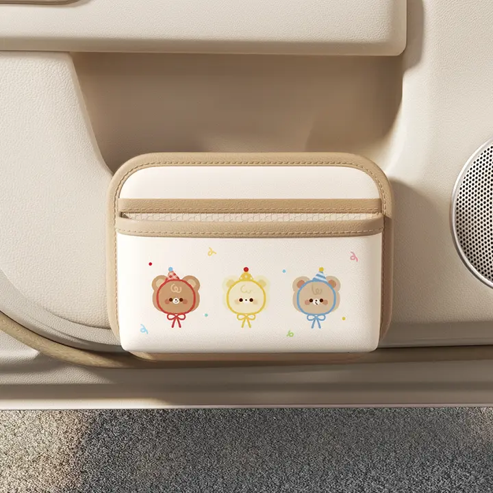 車用多機能ドア収納ボックス【スマホ置き場・実用的・車内装飾】