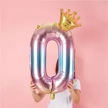 誕生日数字バルーン装飾クラウン【男の子・女の子用・子供向け・撮影小道具】