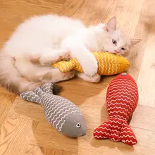 ペット用猫おもちゃ【猫ミント・リアルフィッシュデザイン・遊び心をくすぐる】