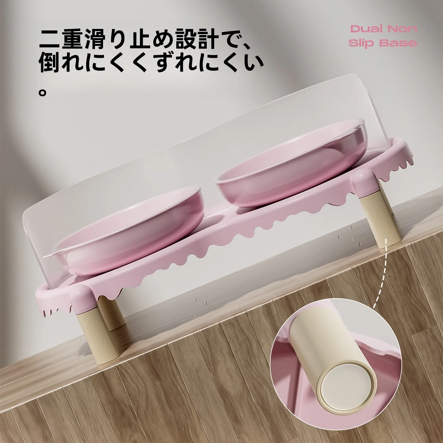 猫用陶器製水碗と食器：高脚デザインで視線を保護するダブルボウルセットの選び方