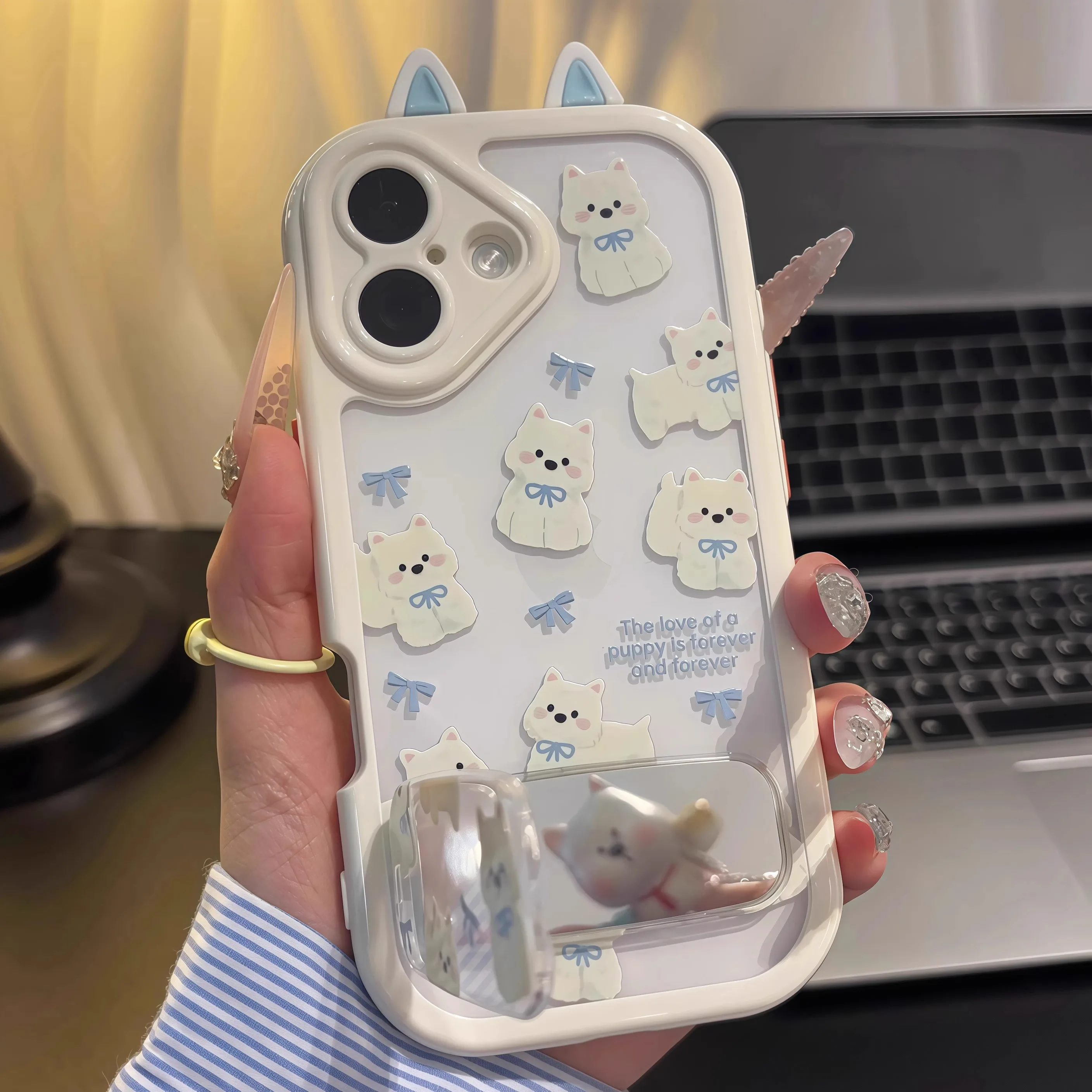 リボンデザインのスマホケース：動物風のインスタ風保護壳の実用性と性能