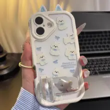 リボンデザインのスマートフォンケース【高地支架対応・iPhone・Android対応】