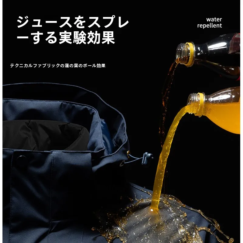 キャンプ道具を節約調  達｜実際に使ってみた結果 - 啄木鳥 ダウンジャケットの防風防水性能と3WAY調節機能