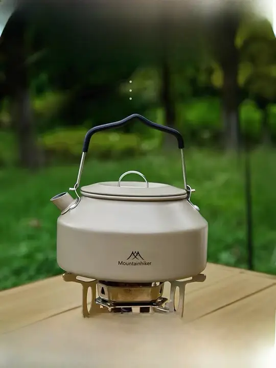 アウトドア用携帯茶具 真空断熱茶ポット【キャンプ用・調理器具付き】