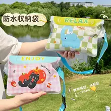 可愛いスマホ用防水バッグ【タッチスクリーン対応・海水浴用・大容量】