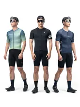 サイクリングウェアセット 男女用 半袖 ショートパンツ マウンテンロード 自転車 ウェア 夏向け