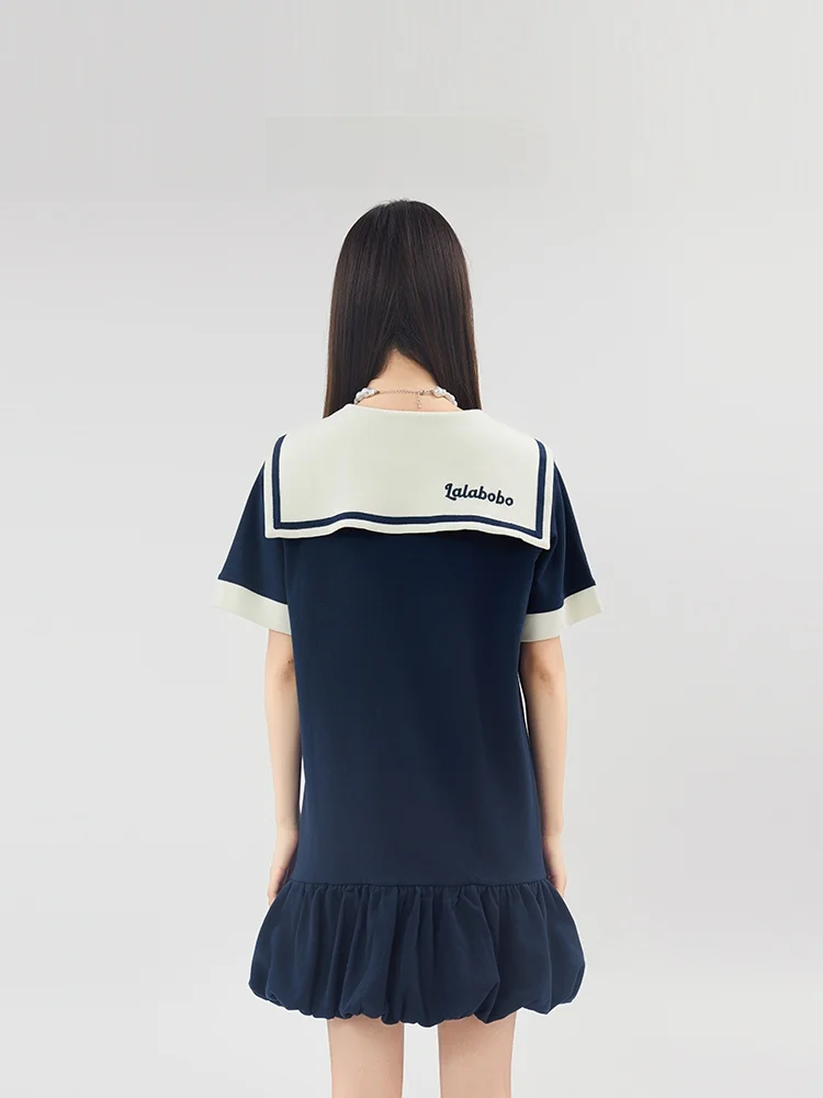ぬいぐるみクマデザインのTシャツワンピース：夏用JKスタイルのオリジナルファッションを実現
