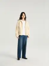 prefree レディース加フリースデニムパンツ【秋冬用・裏起毛・レトロブルー】