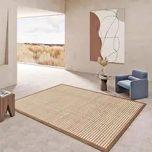 ラグ カーペット マット リビング 寝室 ソファ テーブル 高級感 上品 北海道の夏 「TipToe」