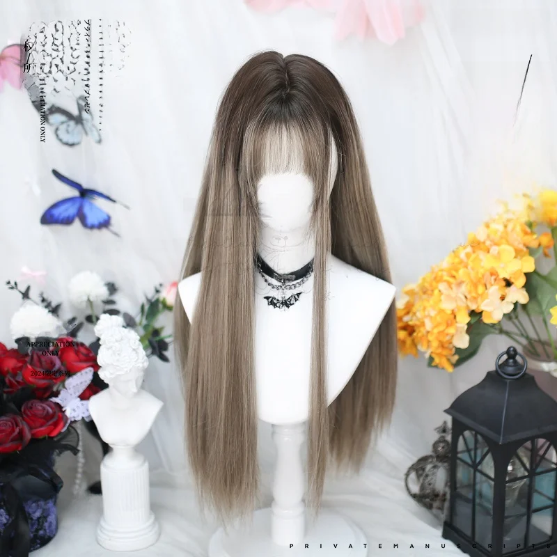 ロングストレートヘアに前髪ありが似合うなら、アジア風グラデーションウィッグでどうやってスタイルを完成させる？