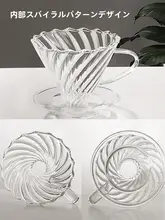 Mongdio V60コーヒーフィルターカップ【ハンドドリップ用・シェアポット・漏斗タイプ】
