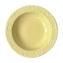可愛らしい九匹の猫の浮き彫りデザインの陶器製フルーツプレート【家用食器用】