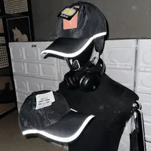 加絨耳カバー付き保温キャップ【反射材・秋冬用・通気性・簡単コーデ】