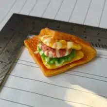 多孔ゴム素材のハンバーガー型シリコ mould【DIY手作り用・焼き菓子・石膏粘土対応】（セットアップ対応）