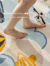無害でかわいい子供部屋用ラグマット【リビング・ソファ・テーブルマット】【温かみのあるデザイン】