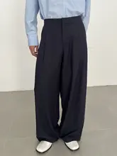 COLN ダークブルー スラックス