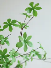 ベルフラワー枝 偽物植物 挿花飾り リビング装飾 偽の花 緑植