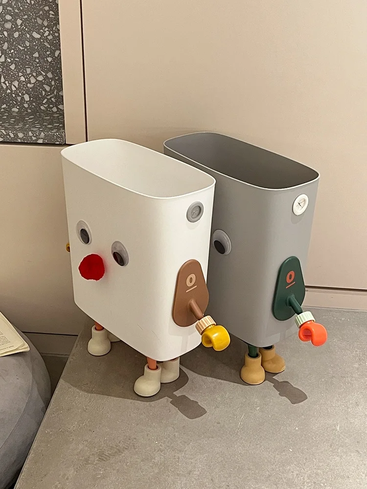 かわいいデザインの10リットルゴミ箱：家庭用隙間対応の実用性と使い方