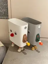 かわいいデザインの隙間用ゴミ箱【家庭用・トイレ・寝室・キッチン対応】