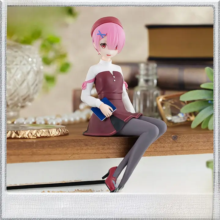 ラムの文学風格フィギュア【泡面圧・アニメグッズ・人気商品】