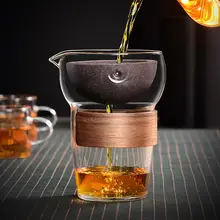 無孔茶漏れアルミミネラルストーンガラスフェアカップ